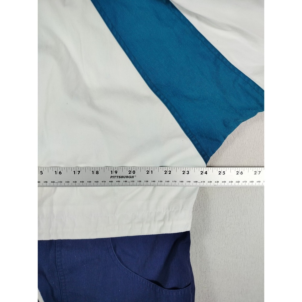 Vintage AT EASE Jacket Mens Large Multicolor Colorblock Windbreaker 80s‎ Retro - Picture 14 of 15